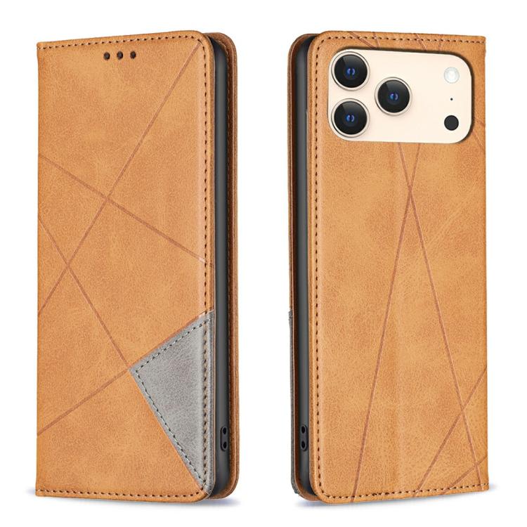 Coque de téléphone magnétique en cuir texturé losange, pour iPhone 17 Pro Max, pour iPhone 17 Pro, pour iPhone 17, pour iPhone Air, pour iPhone 16 Pro Max, pour iPhone 16 Pro, pour iPhone 16 Plus, pour iPhone 16