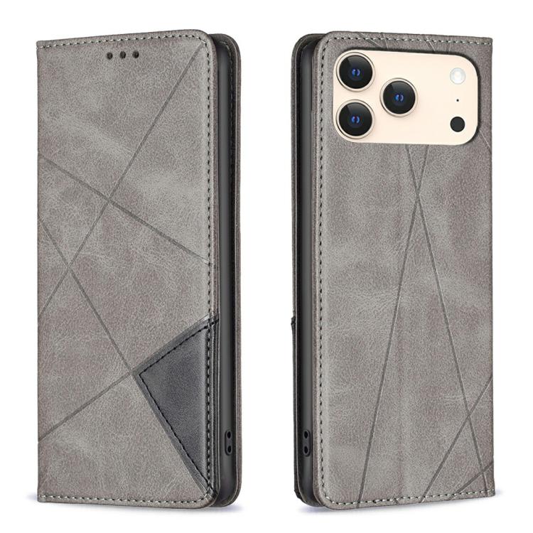 Coque de téléphone magnétique en cuir texturé losange, pour iPhone 17 Pro Max, pour iPhone 17 Pro, pour iPhone 17, pour iPhone Air, pour iPhone 16 Pro Max, pour iPhone 16 Pro, pour iPhone 16 Plus, pour iPhone 16