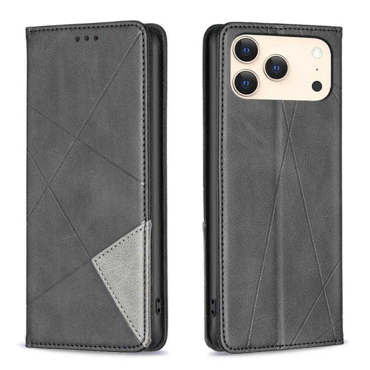 Coque de téléphone magnétique en cuir texturé losange, pour iPhone 17 Pro Max, pour iPhone 17 Pro, pour iPhone 17, pour iPhone Air, pour iPhone 16 Pro Max, pour iPhone 16 Pro, pour iPhone 16 Plus, pour iPhone 16