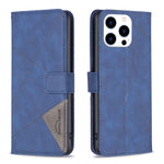 Étui de téléphone en cuir texturé losange avec boucle magnétique, Pour iPhone 17 Pro Max, Pour iPhone 17 Pro, Pour iPhone 17, Pour iPhone Air, Pour iPhone 16 Pro Max, Pour iPhone 16 Pro, Pour iPhone 16 Plus, Pour iPhone 16