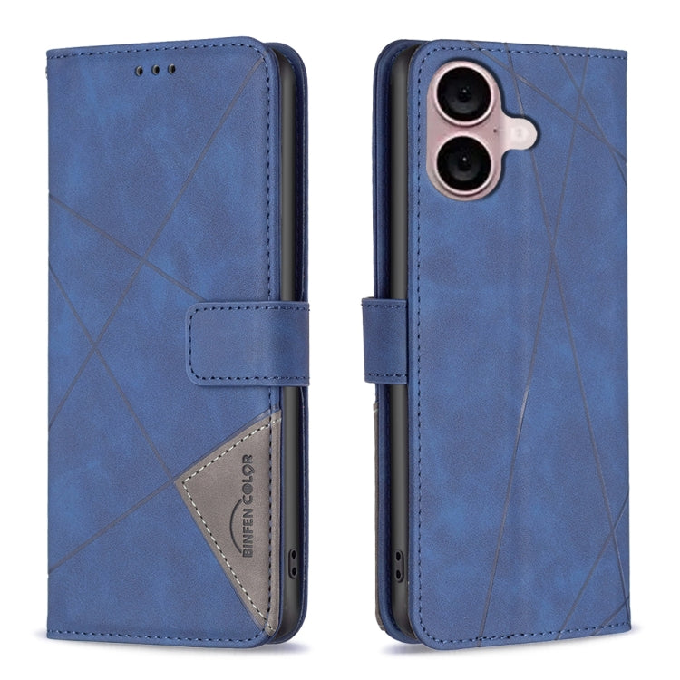 Étui de téléphone en cuir texturé losange avec boucle magnétique, Pour iPhone 17 Pro Max, Pour iPhone 17 Pro, Pour iPhone 17, Pour iPhone Air, Pour iPhone 16 Pro Max, Pour iPhone 16 Pro, Pour iPhone 16 Plus, Pour iPhone 16