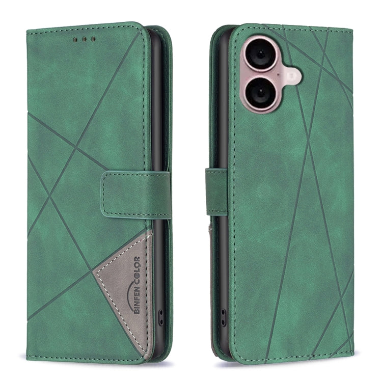 Étui de téléphone en cuir texturé losange avec boucle magnétique, Pour iPhone 17 Pro Max, Pour iPhone 17 Pro, Pour iPhone 17, Pour iPhone Air, Pour iPhone 16 Pro Max, Pour iPhone 16 Pro, Pour iPhone 16 Plus, Pour iPhone 16