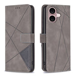 Étui de téléphone en cuir texturé losange avec boucle magnétique, Pour iPhone 17 Pro Max, Pour iPhone 17 Pro, Pour iPhone 17, Pour iPhone Air, Pour iPhone 16 Pro Max, Pour iPhone 16 Pro, Pour iPhone 16 Plus, Pour iPhone 16