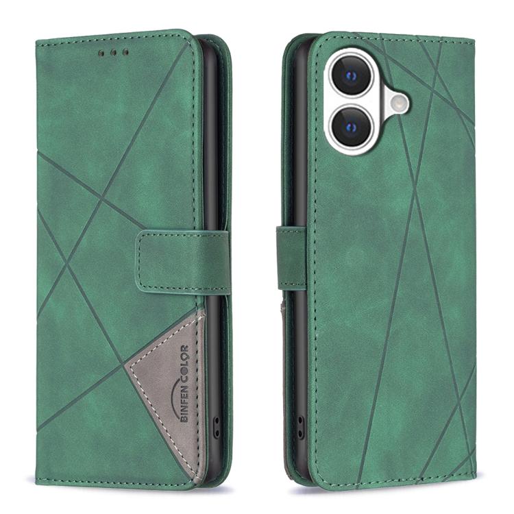 Étui de téléphone en cuir texturé losange avec boucle magnétique, Pour iPhone 17 Pro Max, Pour iPhone 17 Pro, Pour iPhone 17, Pour iPhone Air, Pour iPhone 16 Pro Max, Pour iPhone 16 Pro, Pour iPhone 16 Plus, Pour iPhone 16