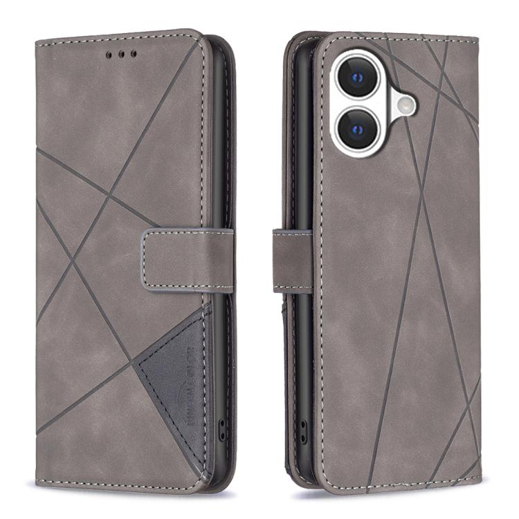 Étui de téléphone en cuir texturé losange avec boucle magnétique, Pour iPhone 17 Pro Max, Pour iPhone 17 Pro, Pour iPhone 17, Pour iPhone Air, Pour iPhone 16 Pro Max, Pour iPhone 16 Pro, Pour iPhone 16 Plus, Pour iPhone 16