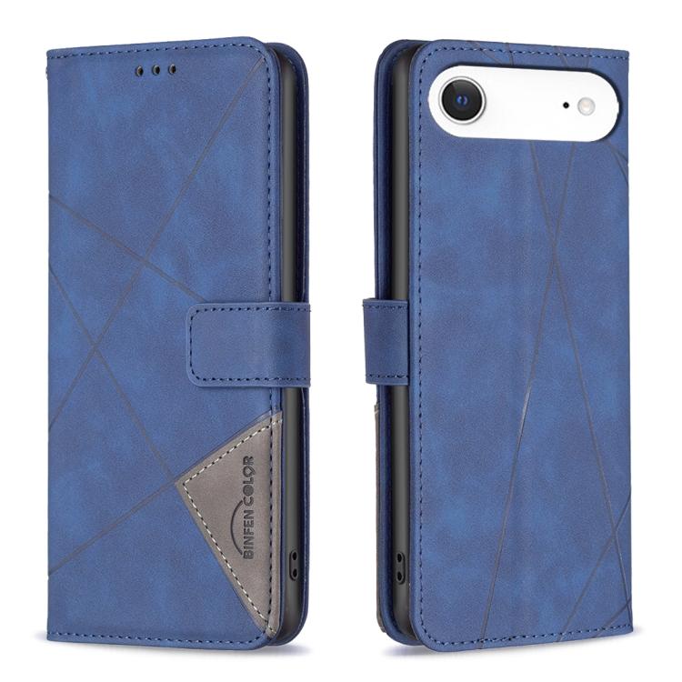 Étui de téléphone en cuir texturé losange avec boucle magnétique, Pour iPhone 17 Pro Max, Pour iPhone 17 Pro, Pour iPhone 17, Pour iPhone Air, Pour iPhone 16 Pro Max, Pour iPhone 16 Pro, Pour iPhone 16 Plus, Pour iPhone 16