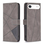 Étui de téléphone en cuir texturé losange avec boucle magnétique, Pour iPhone 17 Pro Max, Pour iPhone 17 Pro, Pour iPhone 17, Pour iPhone Air, Pour iPhone 16 Pro Max, Pour iPhone 16 Pro, Pour iPhone 16 Plus, Pour iPhone 16