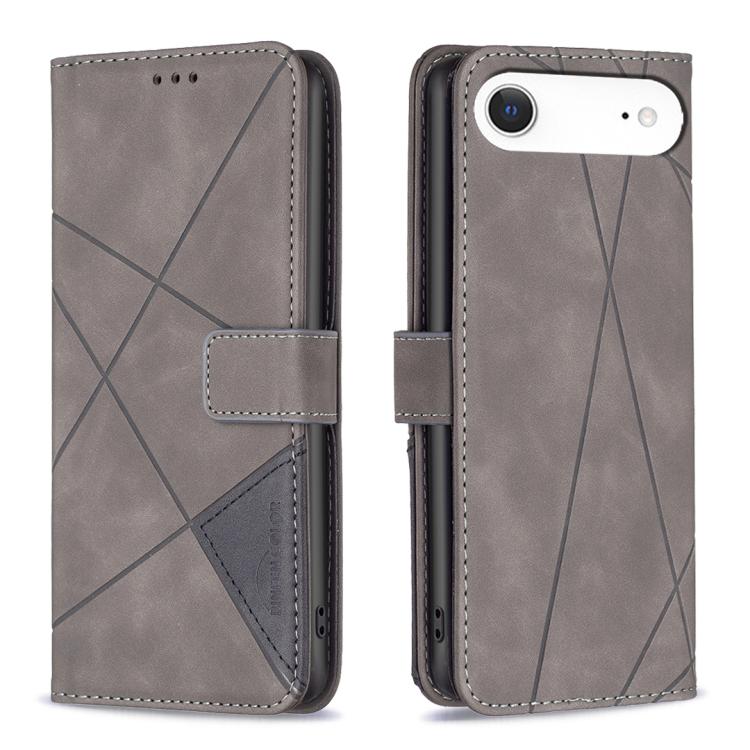 Étui de téléphone en cuir texturé losange avec boucle magnétique, Pour iPhone 17 Pro Max, Pour iPhone 17 Pro, Pour iPhone 17, Pour iPhone Air, Pour iPhone 16 Pro Max, Pour iPhone 16 Pro, Pour iPhone 16 Plus, Pour iPhone 16