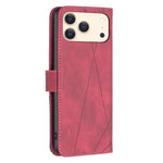 Étui de téléphone en cuir texturé losange avec boucle magnétique, Pour iPhone 17 Pro Max, Pour iPhone 17 Pro, Pour iPhone 17, Pour iPhone Air, Pour iPhone 16 Pro Max, Pour iPhone 16 Pro, Pour iPhone 16 Plus, Pour iPhone 16