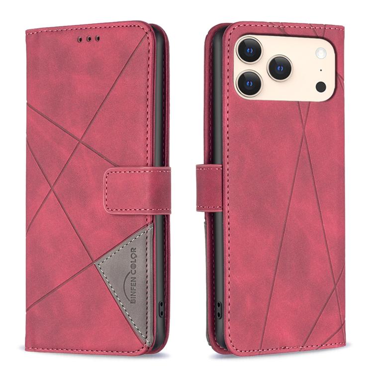 Étui de téléphone en cuir texturé losange avec boucle magnétique, Pour iPhone 17 Pro Max, Pour iPhone 17 Pro, Pour iPhone 17, Pour iPhone Air, Pour iPhone 16 Pro Max, Pour iPhone 16 Pro, Pour iPhone 16 Plus, Pour iPhone 16