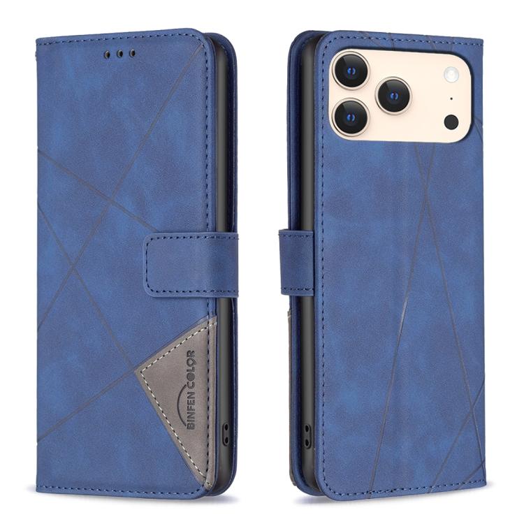 Étui de téléphone en cuir texturé losange avec boucle magnétique, Pour iPhone 17 Pro Max, Pour iPhone 17 Pro, Pour iPhone 17, Pour iPhone Air, Pour iPhone 16 Pro Max, Pour iPhone 16 Pro, Pour iPhone 16 Plus, Pour iPhone 16