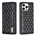 Étui Portefeuille en Cuir Magnétique à Treillis Diamant, Pour iPhone 17 Pro Max, Pour iPhone 17 Pro, Pour iPhone 17, Pour iPhone Air, Pour iPhone 16 Pro Max, Pour iPhone 16 Pro, Pour iPhone 16 Plus, Pour iPhone 16