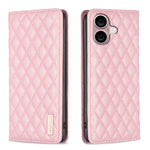 Étui Portefeuille en Cuir Magnétique à Treillis Diamant, Pour iPhone 17 Pro Max, Pour iPhone 17 Pro, Pour iPhone 17, Pour iPhone Air, Pour iPhone 16 Pro Max, Pour iPhone 16 Pro, Pour iPhone 16 Plus, Pour iPhone 16