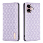 Étui Portefeuille en Cuir Magnétique à Treillis Diamant, Pour iPhone 17 Pro Max, Pour iPhone 17 Pro, Pour iPhone 17, Pour iPhone Air, Pour iPhone 16 Pro Max, Pour iPhone 16 Pro, Pour iPhone 16 Plus, Pour iPhone 16