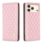 Étui Portefeuille en Cuir Magnétique à Treillis Diamant, Pour iPhone 17 Pro Max, Pour iPhone 17 Pro, Pour iPhone 17, Pour iPhone Air, Pour iPhone 16 Pro Max, Pour iPhone 16 Pro, Pour iPhone 16 Plus, Pour iPhone 16