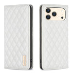 Étui Portefeuille en Cuir Magnétique à Treillis Diamant, Pour iPhone 17 Pro Max, Pour iPhone 17 Pro, Pour iPhone 17, Pour iPhone Air, Pour iPhone 16 Pro Max, Pour iPhone 16 Pro, Pour iPhone 16 Plus, Pour iPhone 16
