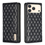 Étui Portefeuille en Cuir Magnétique à Treillis Diamant, Pour iPhone 17 Pro Max, Pour iPhone 17 Pro, Pour iPhone 17, Pour iPhone Air, Pour iPhone 16 Pro Max, Pour iPhone 16 Pro, Pour iPhone 16 Plus, Pour iPhone 16