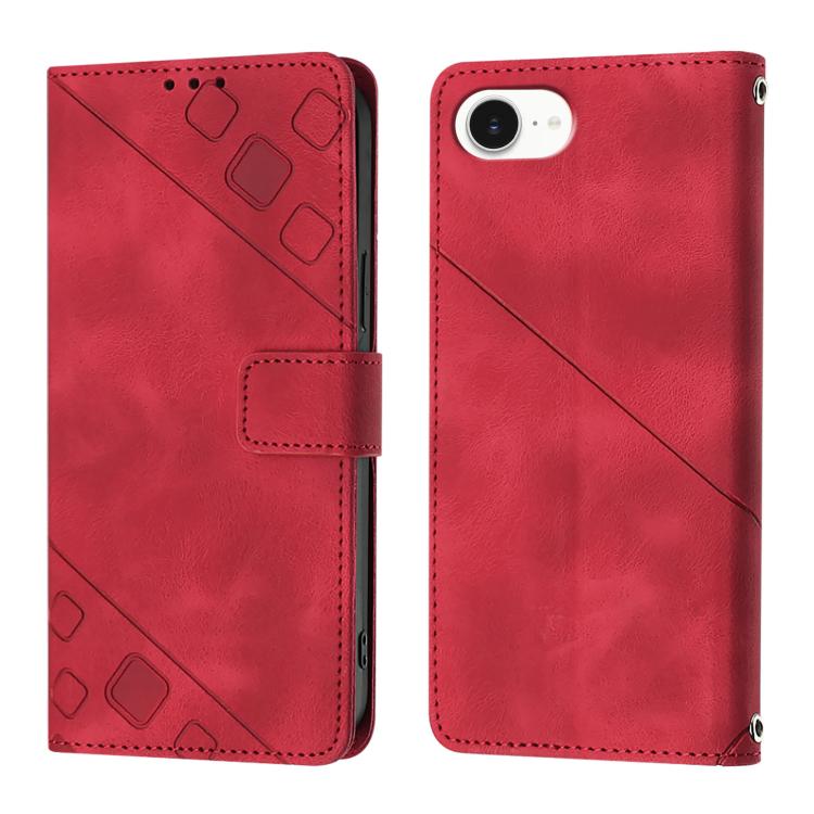 Coque de téléphone en cuir gaufré au toucher doux, Pour iPhone 17 Pro Max, Pour iPhone 17 Pro, Pour iPhone 17, Pour iPhone Air, Pour iPhone SE 2024, Pour iPhone 16 Pro Max, Pour iPhone 16 Pro, Pour iPhone 16 Plus