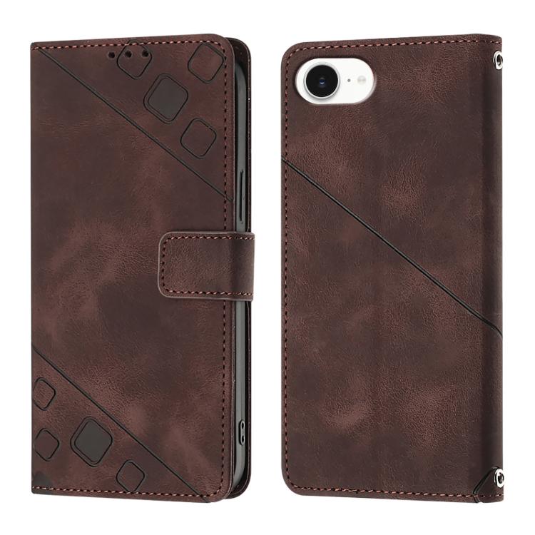 Coque de téléphone en cuir gaufré au toucher doux, Pour iPhone 17 Pro Max, Pour iPhone 17 Pro, Pour iPhone 17, Pour iPhone Air, Pour iPhone SE 2024, Pour iPhone 16 Pro Max, Pour iPhone 16 Pro, Pour iPhone 16 Plus