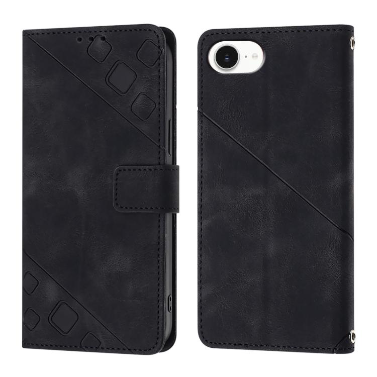 Coque de téléphone en cuir gaufré au toucher doux, Pour iPhone 17 Pro Max, Pour iPhone 17 Pro, Pour iPhone 17, Pour iPhone Air, Pour iPhone SE 2024, Pour iPhone 16 Pro Max, Pour iPhone 16 Pro, Pour iPhone 16 Plus