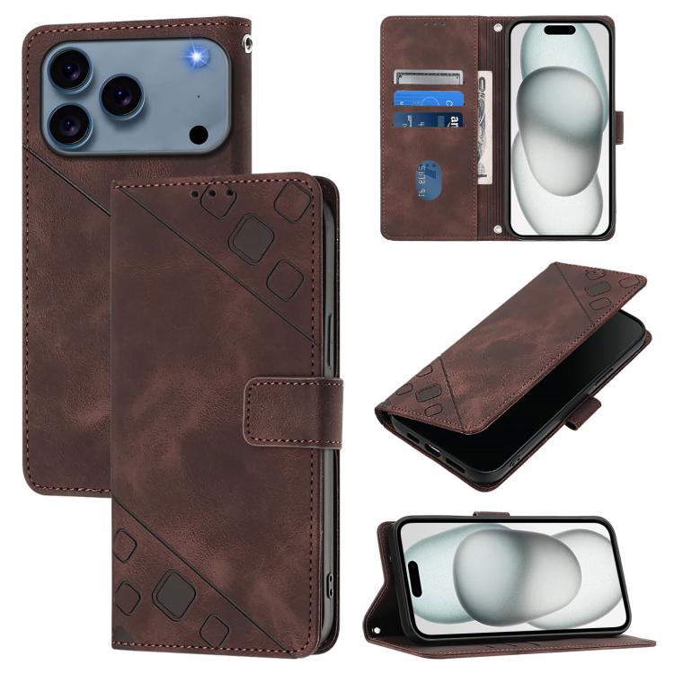 Coque de téléphone en cuir gaufré au toucher doux, Pour iPhone 17 Pro Max, Pour iPhone 17 Pro, Pour iPhone 17, Pour iPhone Air, Pour iPhone SE 2024, Pour iPhone 16 Pro Max, Pour iPhone 16 Pro, Pour iPhone 16 Plus