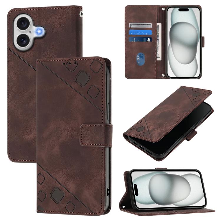 Coque de téléphone en cuir gaufré au toucher doux, Pour iPhone 17 Pro Max, Pour iPhone 17 Pro, Pour iPhone 17, Pour iPhone Air, Pour iPhone SE 2024, Pour iPhone 16 Pro Max, Pour iPhone 16 Pro, Pour iPhone 16 Plus