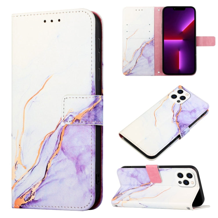 PT003 Étui portefeuille en cuir à motif marbre, pour iPhone 15 Pro Max, pour iPhone 15 Pro, pour iPhone 15 Plus, pour iPhone 15, pour iPod Touch 7 / 6 / 5
