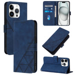 Étui de téléphone en cuir gaufré 3D à rabat avec bandoulière, pour iPhone 16e / 17e, pour iPhone 17 Pro Max, pour iPhone 17 Pro, pour iPhone 17, pour iPhone Air, pour iPhone 16 Pro Max, pour iPhone 16 Pro, pour iPhone 16 Plus