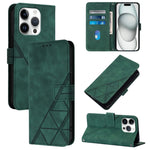 Étui de téléphone en cuir gaufré 3D à rabat avec bandoulière, pour iPhone 16e / 17e, pour iPhone 17 Pro Max, pour iPhone 17 Pro, pour iPhone 17, pour iPhone Air, pour iPhone 16 Pro Max, pour iPhone 16 Pro, pour iPhone 16 Plus