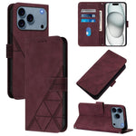 Étui de téléphone en cuir gaufré 3D à rabat avec bandoulière, pour iPhone 16e / 17e, pour iPhone 17 Pro Max, pour iPhone 17 Pro, pour iPhone 17, pour iPhone Air, pour iPhone 16 Pro Max, pour iPhone 16 Pro, pour iPhone 16 Plus
