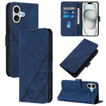 Étui de téléphone en cuir gaufré 3D à rabat avec bandoulière, pour iPhone 16e / 17e, pour iPhone 17 Pro Max, pour iPhone 17 Pro, pour iPhone 17, pour iPhone Air, pour iPhone 16 Pro Max, pour iPhone 16 Pro, pour iPhone 16 Plus
