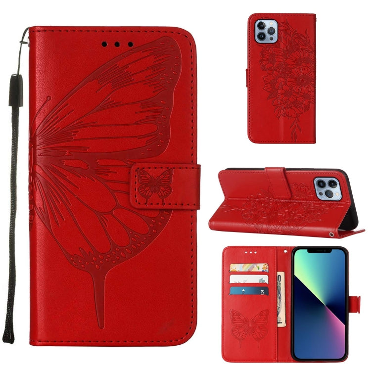 Étui de téléphone en cuir avec papillon en relief, pour iPhone 16 Pro, pour iPhone 16 Plus, pour iPhone 16, pour iPhone 15 Pro Max, pour iPhone 15 Pro, pour iPhone 15 Plus