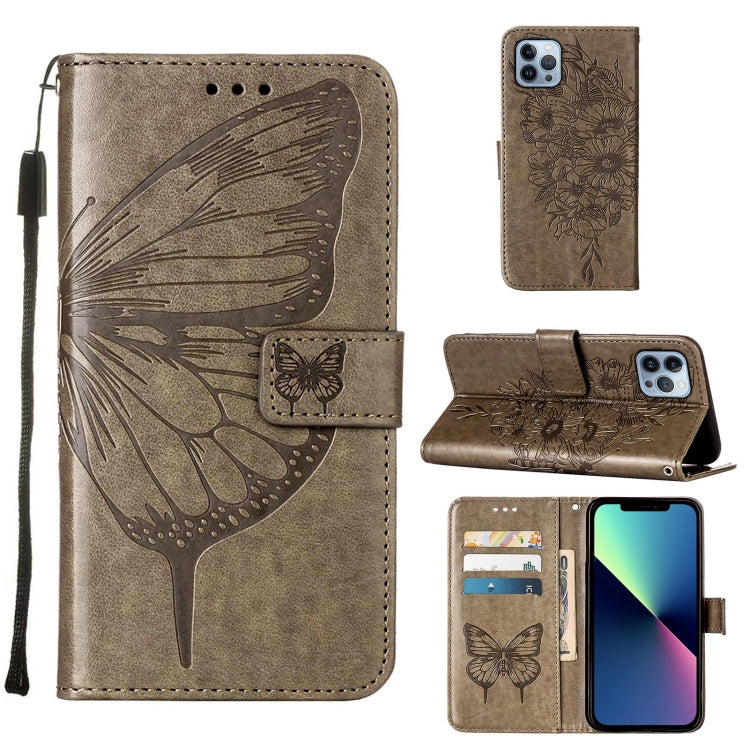 Étui de téléphone en cuir avec papillon en relief, pour iPhone 16 Pro, pour iPhone 16 Plus, pour iPhone 16, pour iPhone 15 Pro Max, pour iPhone 15 Pro, pour iPhone 15 Plus