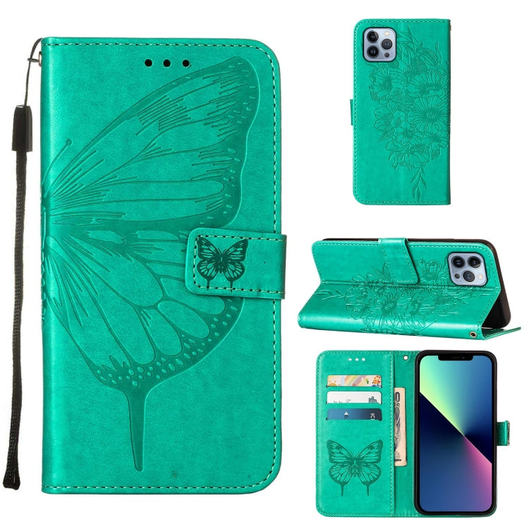 Étui de téléphone en cuir avec papillon en relief, pour iPhone 16 Pro, pour iPhone 16 Plus, pour iPhone 16, pour iPhone 15 Pro Max, pour iPhone 15 Pro, pour iPhone 15 Plus