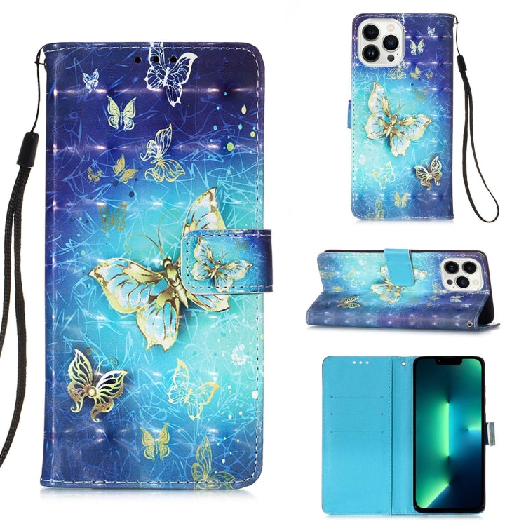 Étui de téléphone en cuir à rabat horizontal avec peinture 3D, pour iPhone 16 Pro, pour iPhone 16 Plus, pour iPhone 16, pour iPhone 15 Pro Max, pour iPhone 15 Pro, pour iPhone 15 Plus
