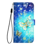 Coque de téléphone en cuir à rabat horizontal avec peinture 3D, pour iPhone 17e / 16e, pour iPhone 17 Pro Max, pour iPhone 17 Pro, pour iPhone 17, pour iPhone Air, pour iPhone 16 Pro Max