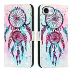 Coque de téléphone en cuir à rabat horizontal avec peinture 3D, pour iPhone 17e / 16e, pour iPhone 17 Pro Max, pour iPhone 17 Pro, pour iPhone 17, pour iPhone Air, pour iPhone 16 Pro Max