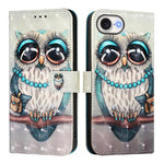 Coque de téléphone en cuir à rabat horizontal avec peinture 3D, pour iPhone 17e / 16e, pour iPhone 17 Pro Max, pour iPhone 17 Pro, pour iPhone 17, pour iPhone Air, pour iPhone 16 Pro Max