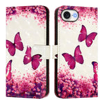 Coque de téléphone en cuir à rabat horizontal avec peinture 3D, pour iPhone 17e / 16e, pour iPhone 17 Pro Max, pour iPhone 17 Pro, pour iPhone 17, pour iPhone Air, pour iPhone 16 Pro Max