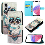 Coque de téléphone en cuir à rabat horizontal avec peinture 3D, pour iPhone 17e / 16e, pour iPhone 17 Pro Max, pour iPhone 17 Pro, pour iPhone 17, pour iPhone Air, pour iPhone 16 Pro Max