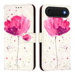 Coque de téléphone en cuir à rabat horizontal avec peinture 3D, pour iPhone 17e / 16e, pour iPhone 17 Pro Max, pour iPhone 17 Pro, pour iPhone 17, pour iPhone Air, pour iPhone 16 Pro Max