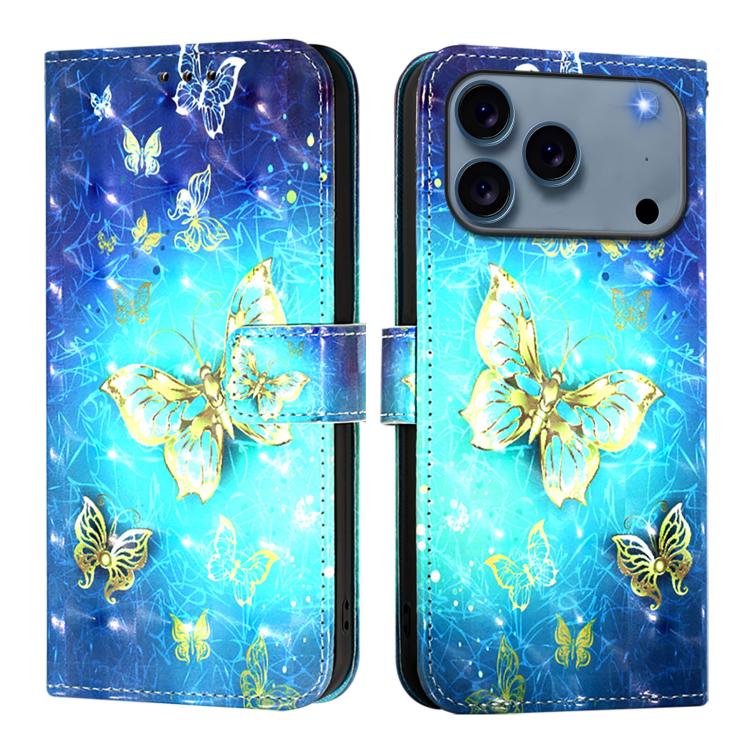 Coque de téléphone en cuir à rabat horizontal avec peinture 3D, pour iPhone 17e / 16e, pour iPhone 17 Pro Max, pour iPhone 17 Pro, pour iPhone 17, pour iPhone Air, pour iPhone 16 Pro Max