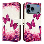 Coque de téléphone en cuir à rabat horizontal avec peinture 3D, pour iPhone 17e / 16e, pour iPhone 17 Pro Max, pour iPhone 17 Pro, pour iPhone 17, pour iPhone Air, pour iPhone 16 Pro Max