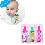 3 PCS/Set Jouets de dentition pour bébé Chaîne de tétine épaissie, livraison couleur aléatoire