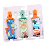 3 PCS/Set Jouets de dentition pour bébé Chaîne de tétine épaissie, livraison couleur aléatoire