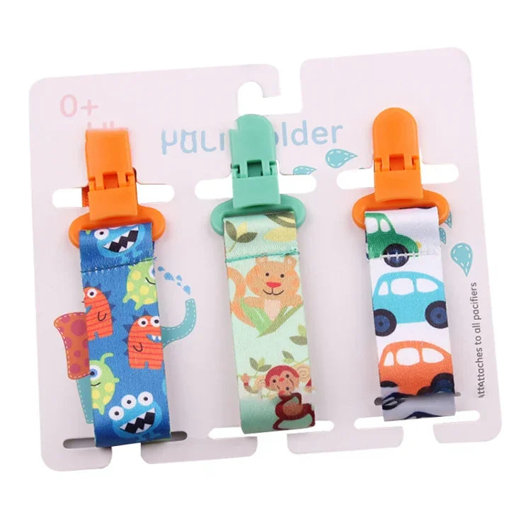3 PCS/Set Jouets de dentition pour bébé Chaîne de tétine épaissie, livraison couleur aléatoire