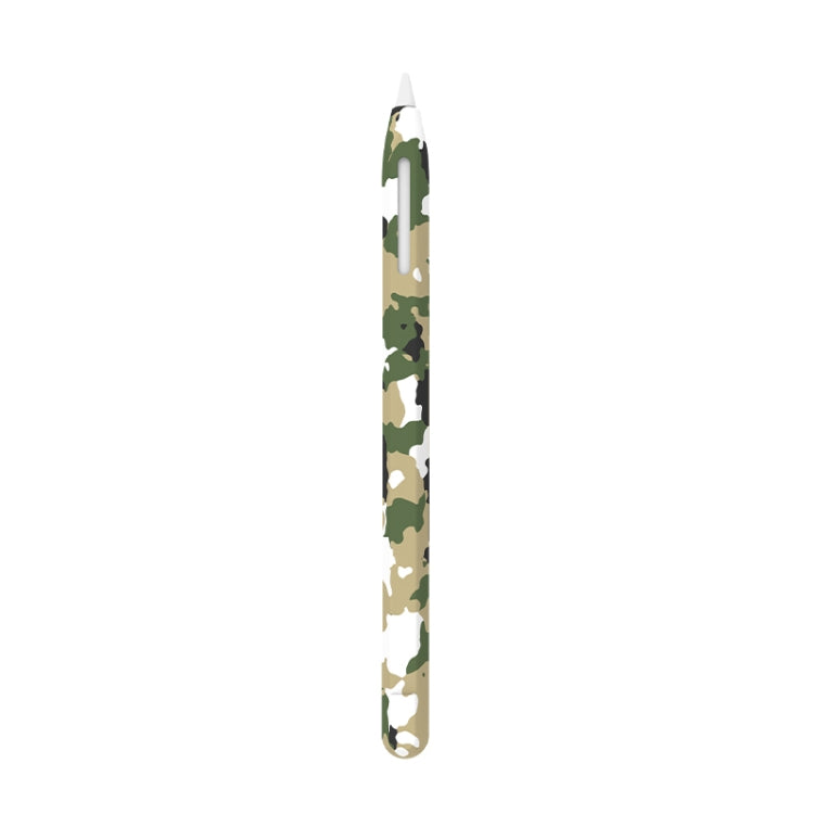 Étui de protection en silicone camouflage pour Apple Pencil 2, pour Apple Pencil 1