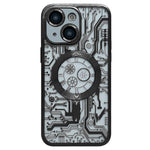 Electroplated Circuit Board Pattern MagSafe Phone Case, For iPhone 14 Plus, For iPhone 14, For iPhone 14 Pro, For iPhone 14 Pro Max, For iPhone 13 Pro Max, For iPhone 13 Pro