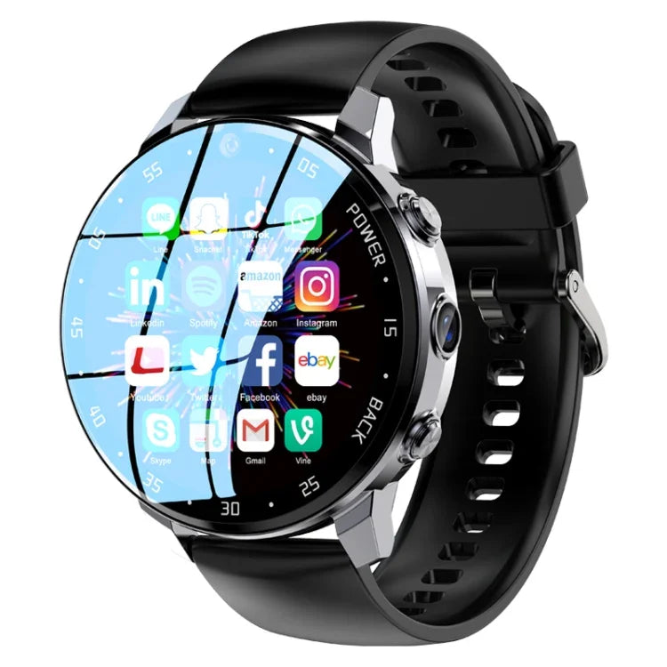 A3 1,43 pouces Étanche IP67 4G Android 8.1 Montre Intelligente Prise en Charge de la Reconnaissance Faciale / GPS, 2G+16G, 4G+64G, 4G+128G