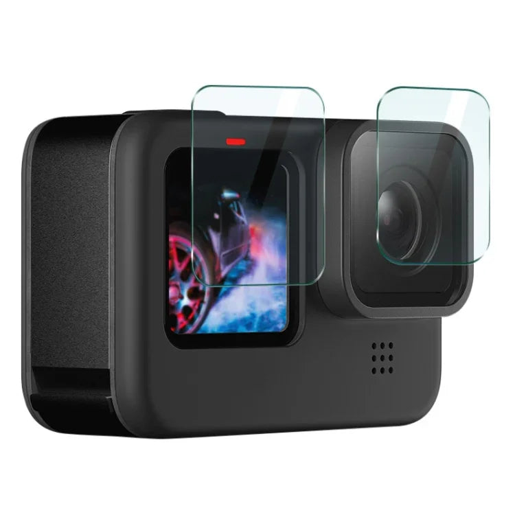 Film de protection en verre trempé imak pour écran arrière, écran avant et objectif de caméra arrière, compatible avec GoPro HERO11 Black